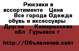 Рюкзаки в ассортименте › Цена ­ 3 500 - Все города Одежда, обувь и аксессуары » Другое   . Кемеровская обл.,Гурьевск г.